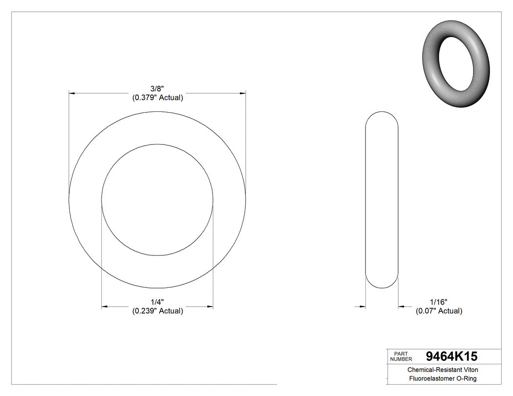 Technical drawing - 9464K15